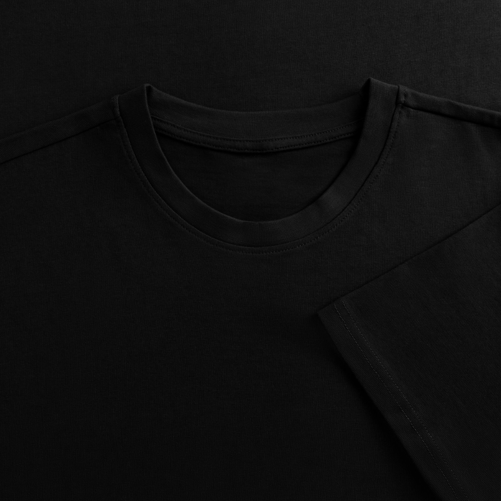 Heavy Oversized T-Shirt | Wealth wears Wisdom - black