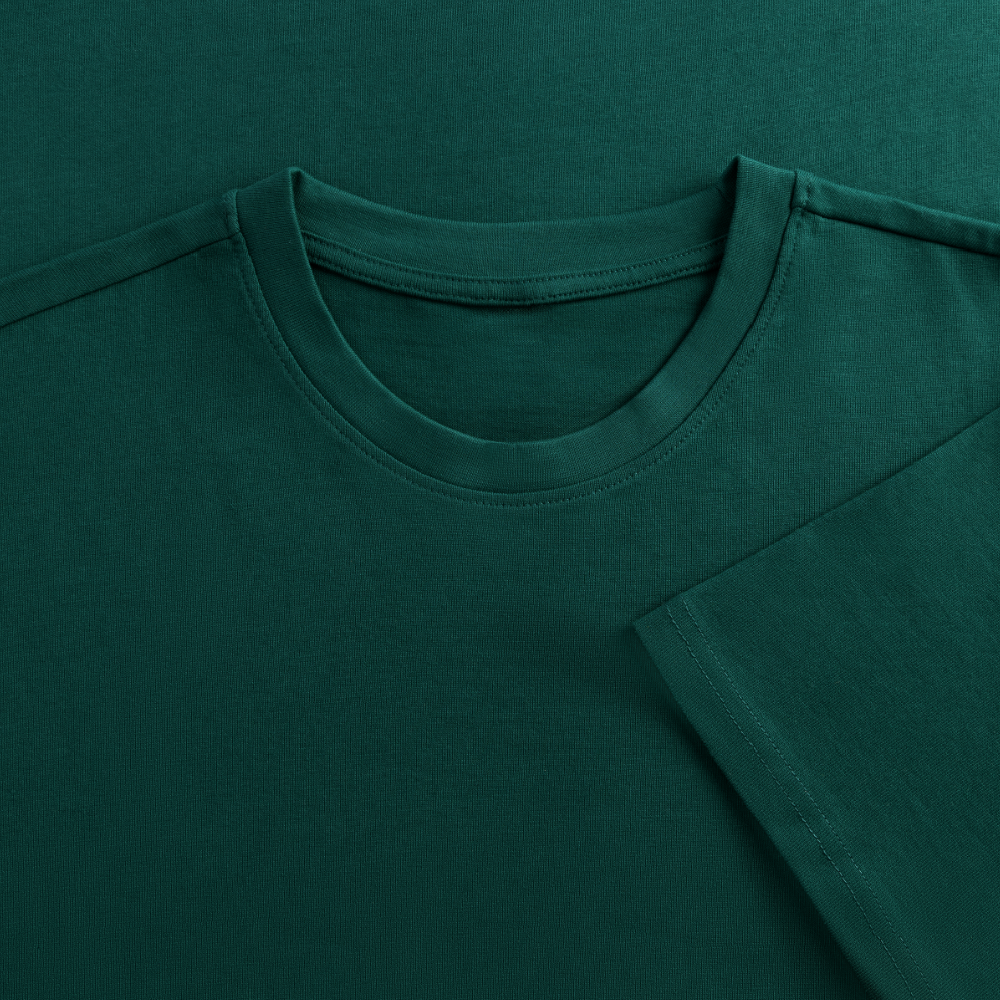 Heavy Oversized T-Shirt | Wealth wears Wisdom - hunter green