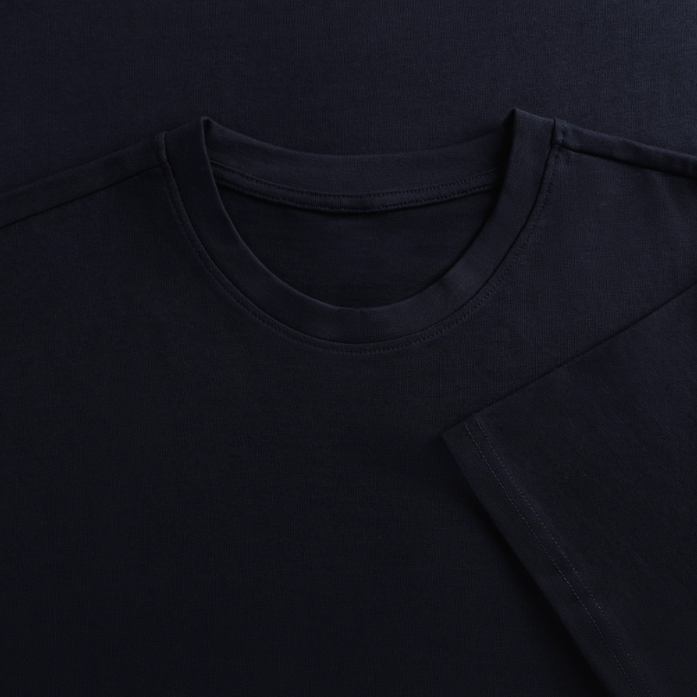 Heavy Oversized T-Shirt | Wealth wears Wisdom - french navy