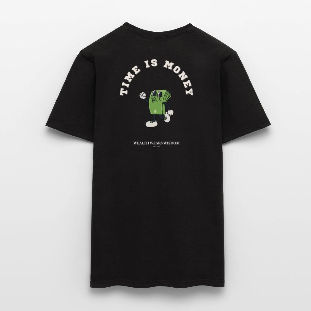 Time is Money Men T-Shirt - black