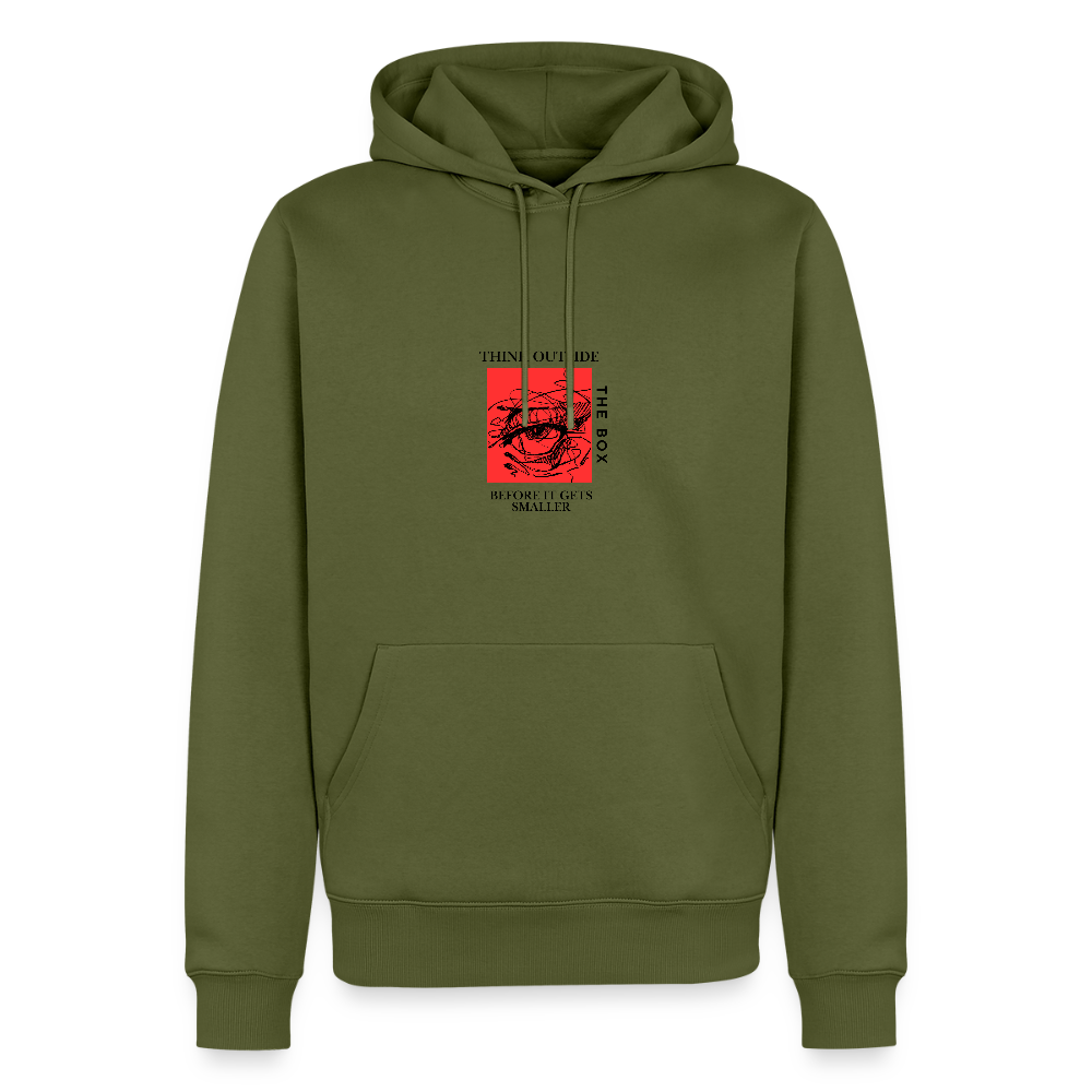 Midweight statement Hoodie | Wealth wears Wisdom - khaki
