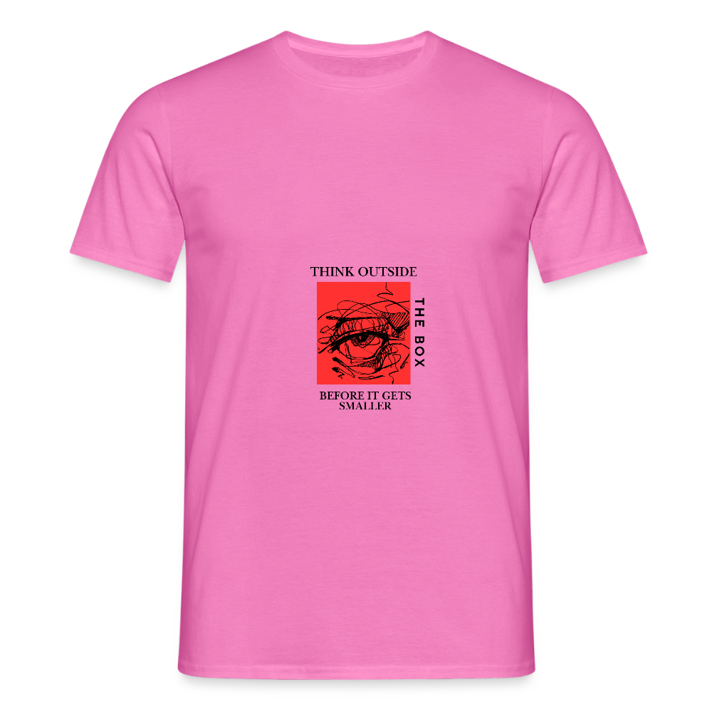 Think outside the Box | Men T-Shirt - pink