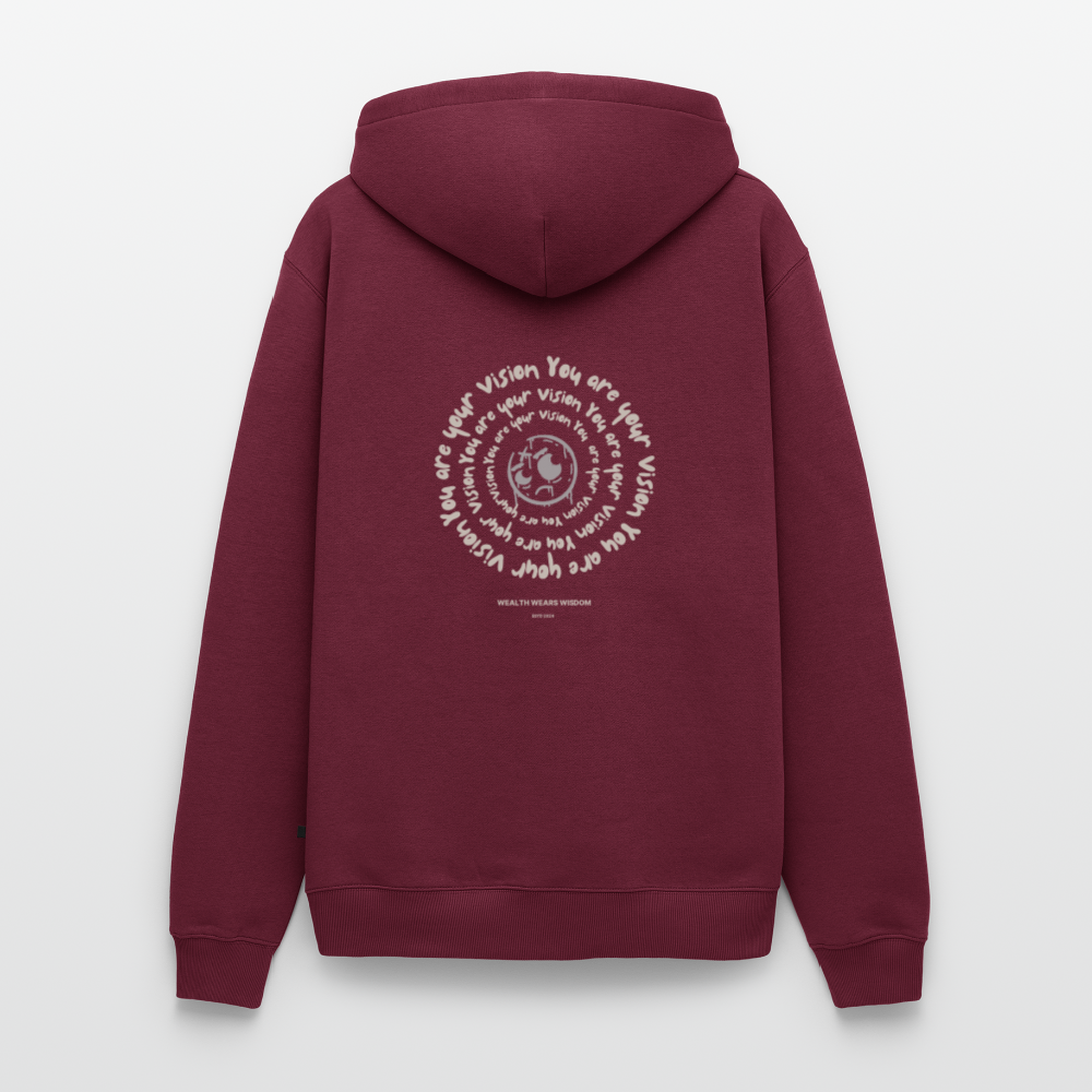 You are your Vision Hoodie Men - burgundy