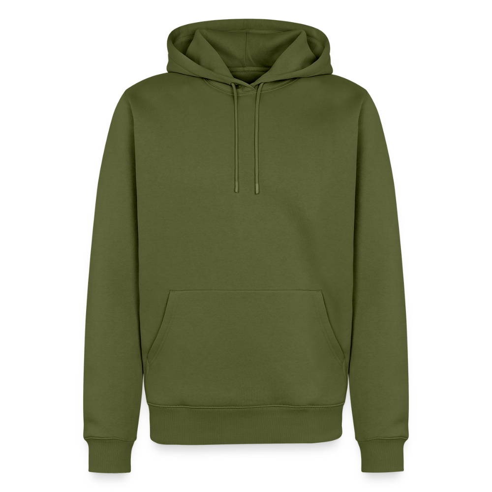 Men Premium Hoodie vanitas | Wealth wears Wisdom - khaki