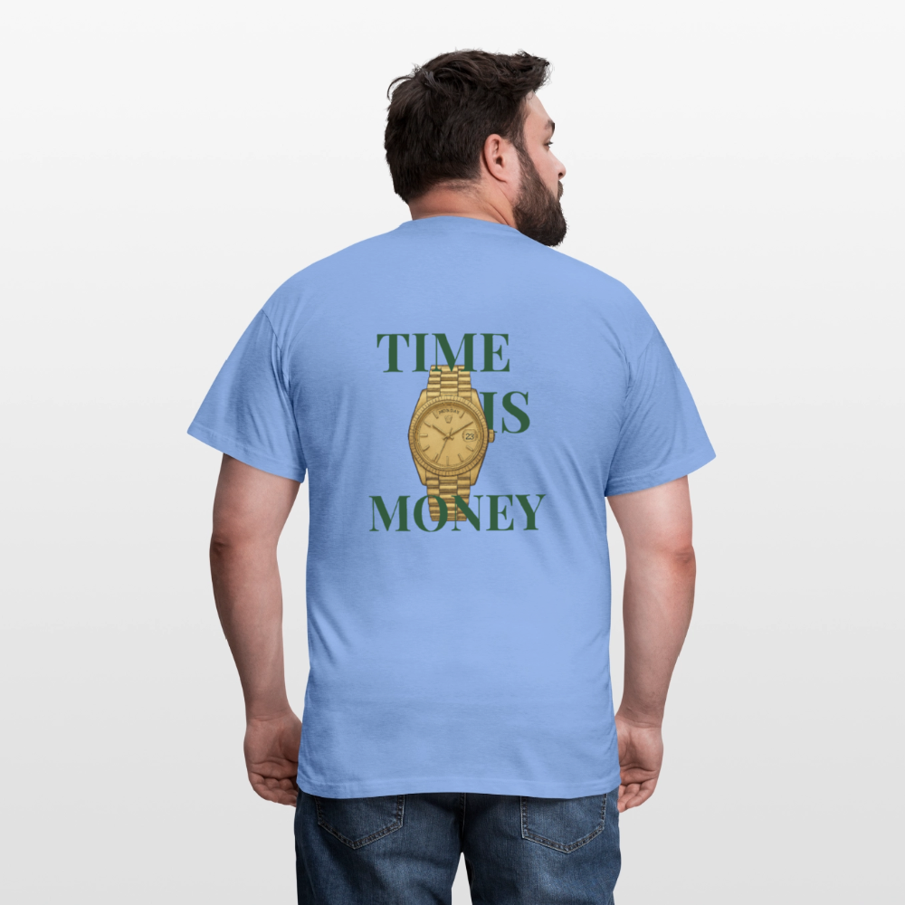 Time is Money Men T-Shirt - carolina blue