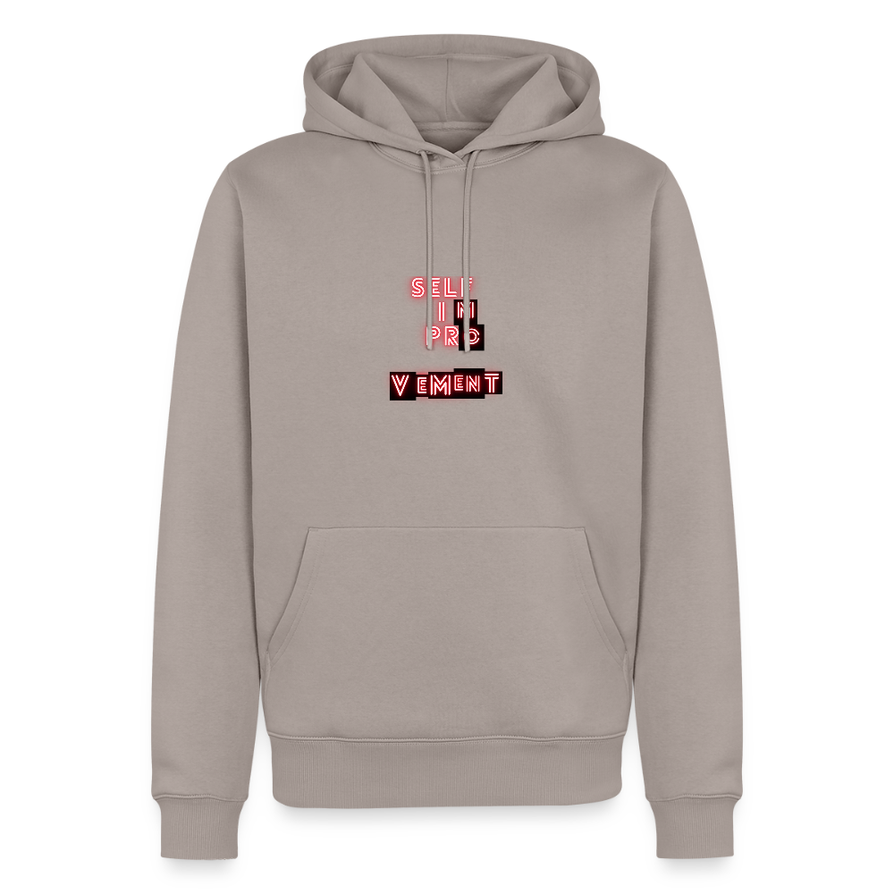 SelfiMprOVEMENT Hoodie Softstyle| Wealth wears Wisdom - taupe