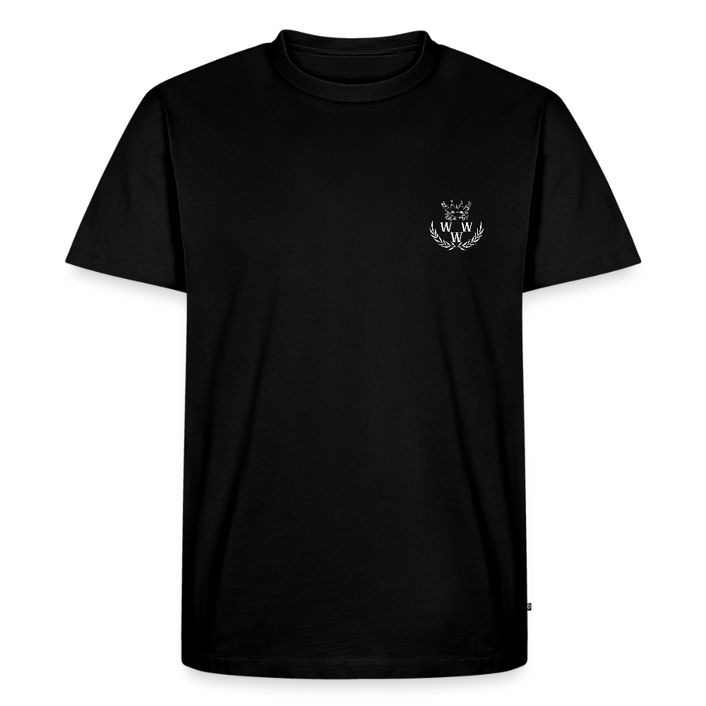 High on Wisdom Low on Drama Men Premium T-Shirt - black
