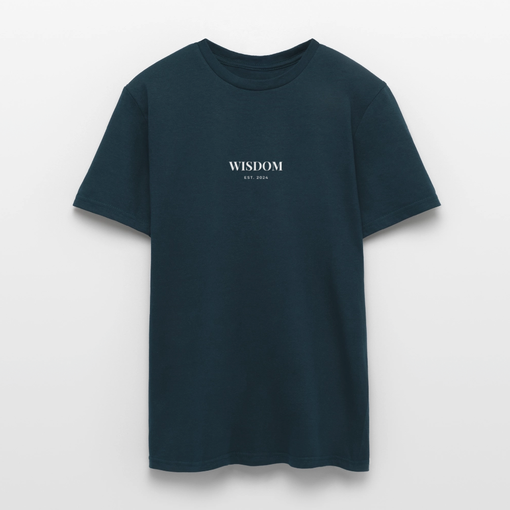 Wealth wears Wisdom Men T-Shirt - navy