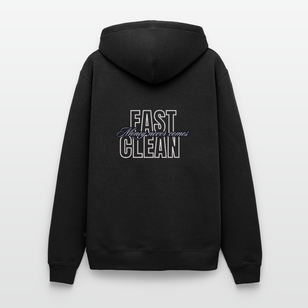 Fast Money never comes Clean Hoodie - black