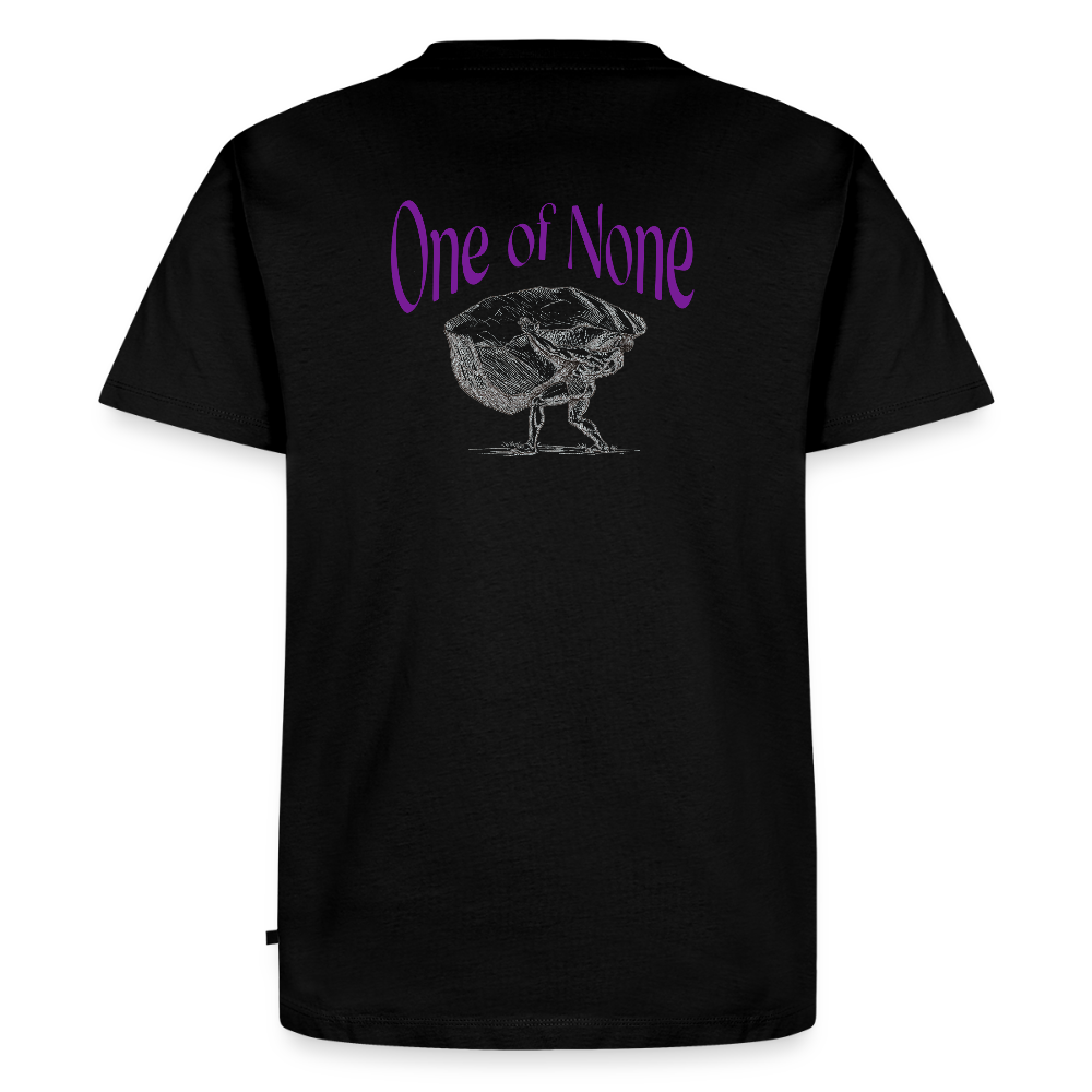 Men T-Shirt one of None | Wealth wears Wisdom - black