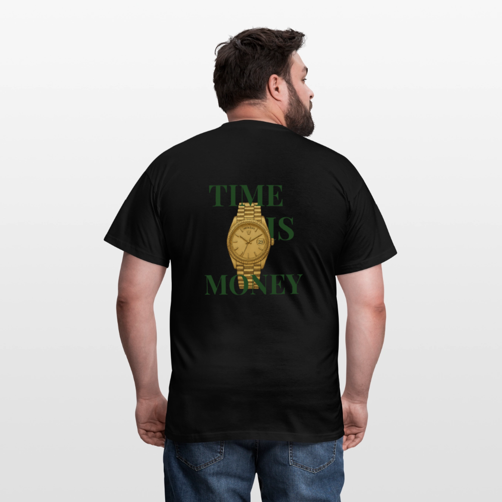 Time is Money Men T-Shirt - black
