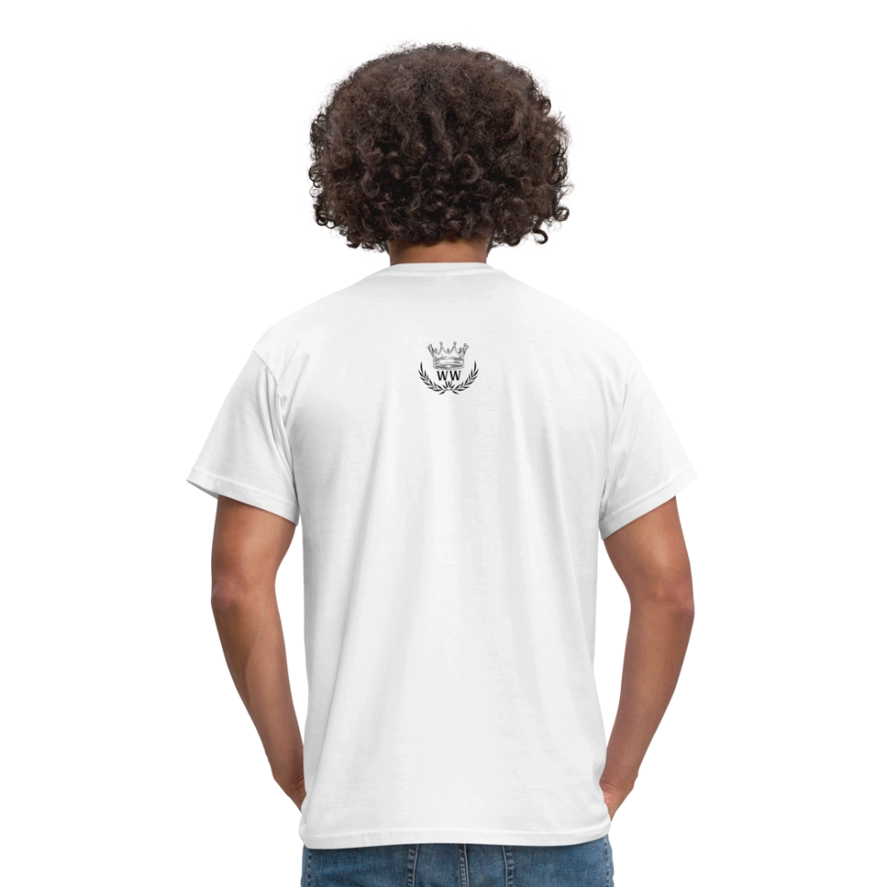 Men's T-Shirt | WealthwearsWisdom - white