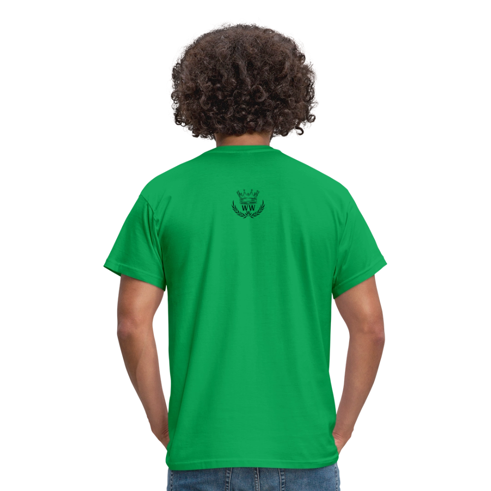 Men's T-Shirt | WealthwearsWisdom - kelly green