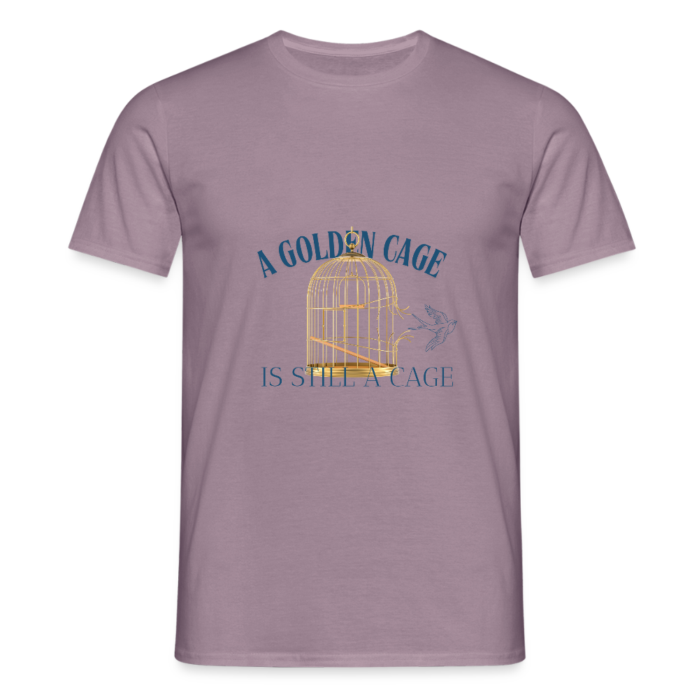 Men's T-Shirt | WealthwearsWisdom - purple-grey 