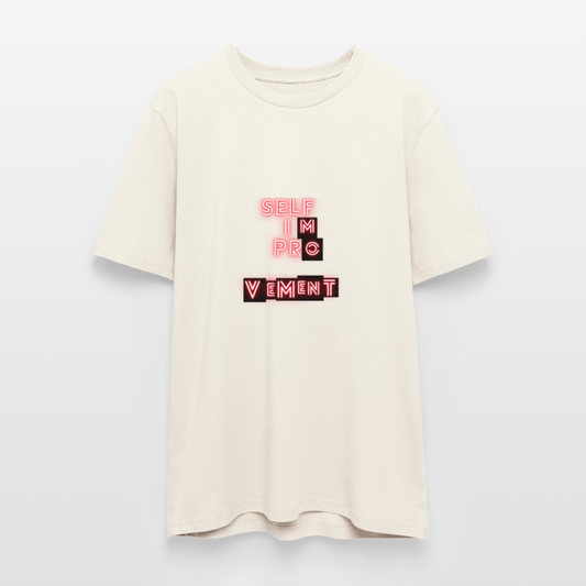 Unisex T-shirt SelfiMprOVEMENT - natural white