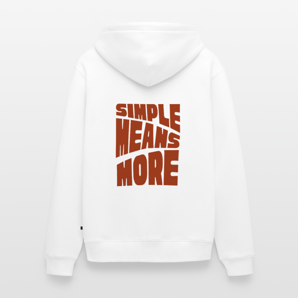 Men's Premium sipper simple means more | Wealth wears Wisdom - white