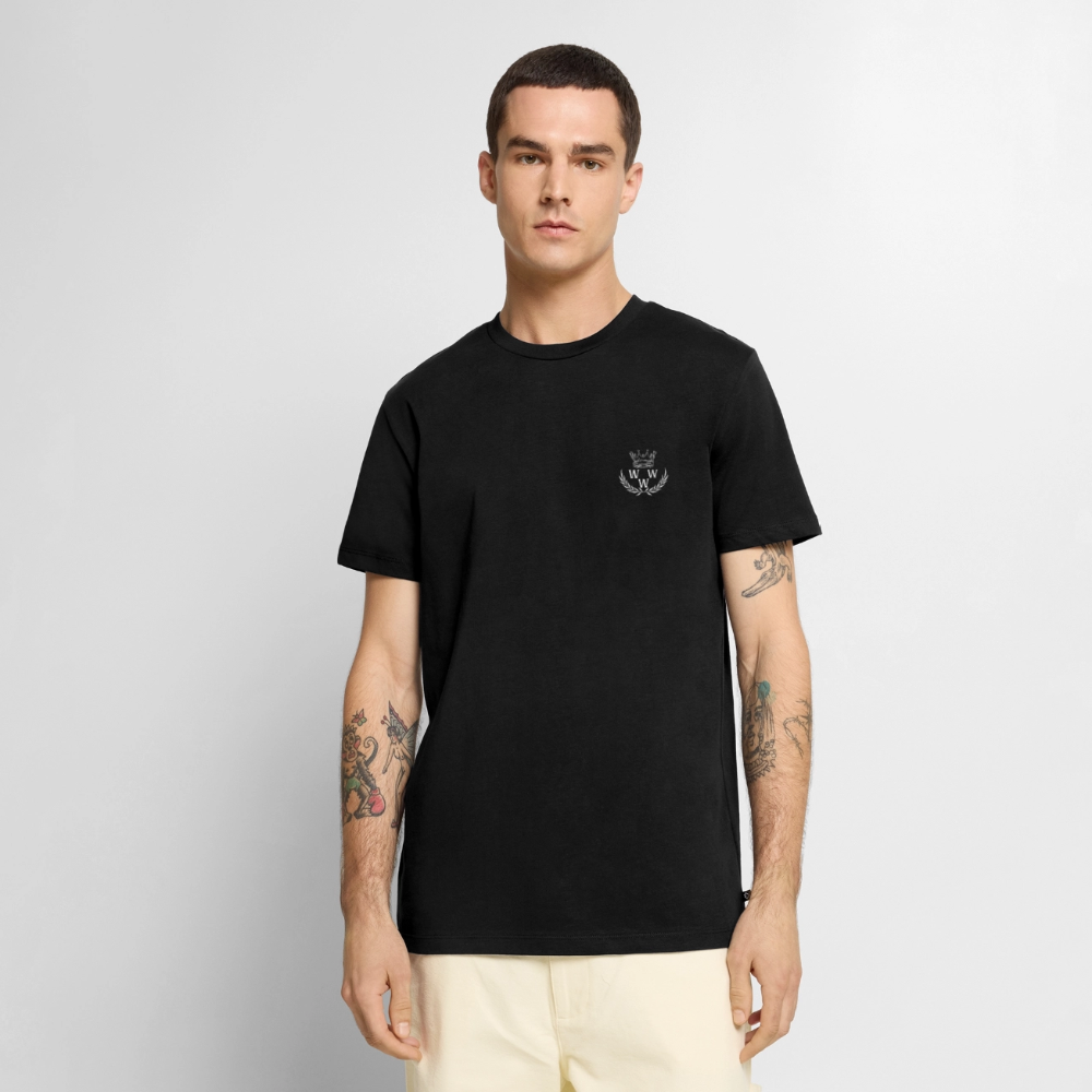 High on Wisdom Low on Drama Men Premium T-Shirt - black
