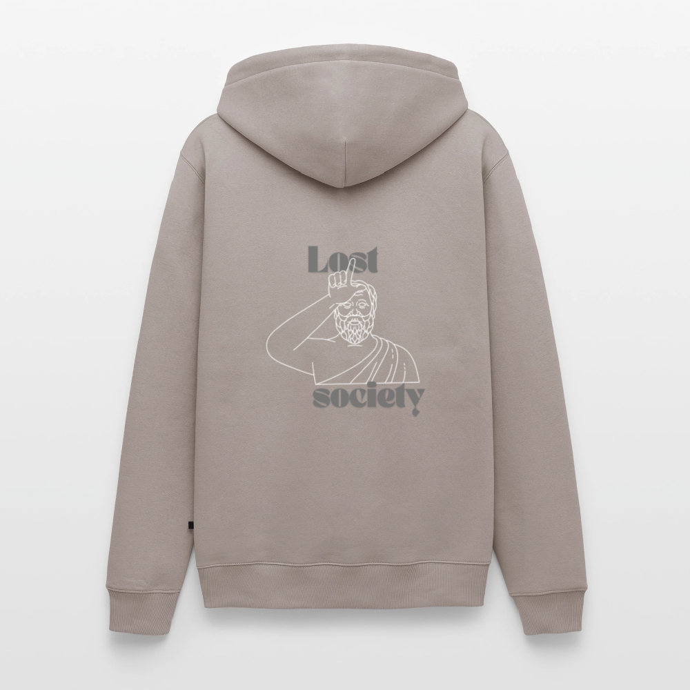 Men’s Premium Hoodie Lost society - taupe