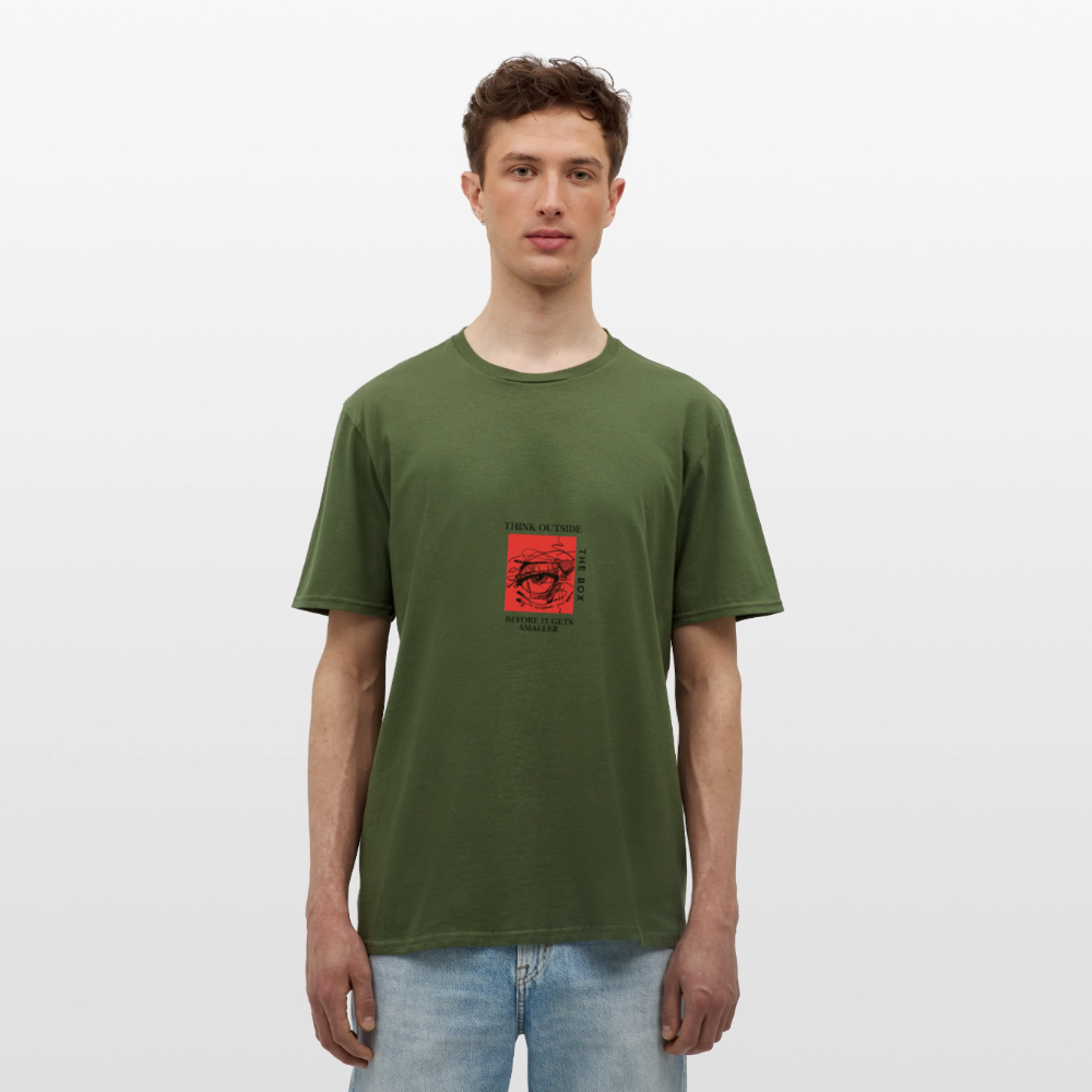 Think outside the Box | Men T-Shirt - military green