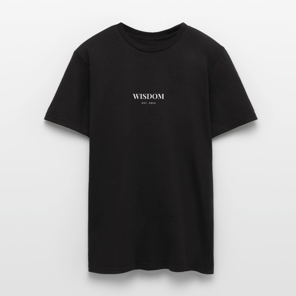 Wealth wears Wisdom Men T-Shirt - black