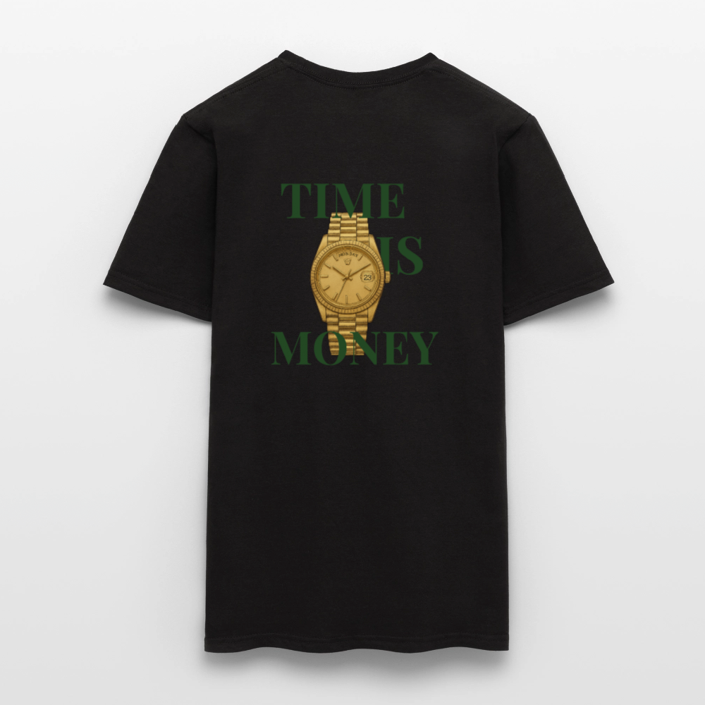 Time is Money Men T-Shirt - black