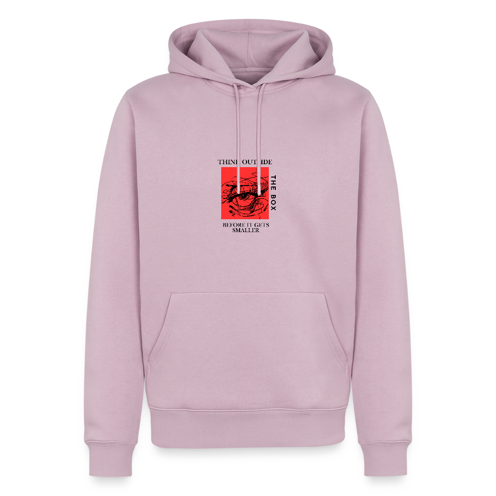 Midweight statement Hoodie | Wealth wears Wisdom - dusky pink