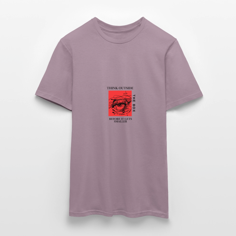 Think outside the Box | Men T-Shirt - purple-grey 