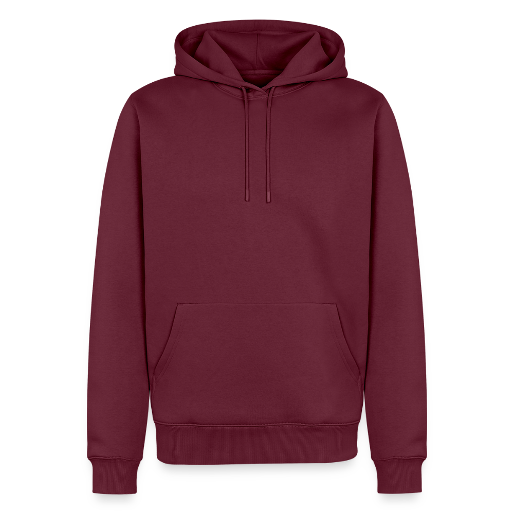 Men Premium Hoodie vanitas | Wealth wears Wisdom - burgundy