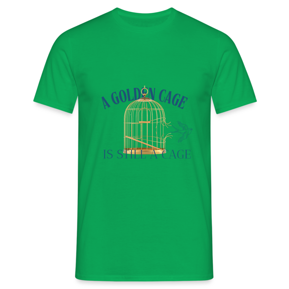 Men's T-Shirt | WealthwearsWisdom - kelly green