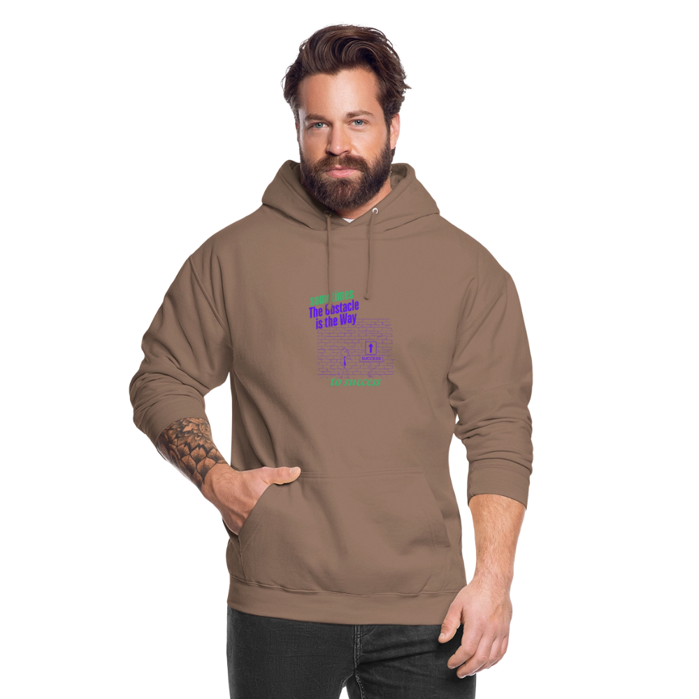 Organic Unisex Hoodie | Wealth wears Wisdom - mocha