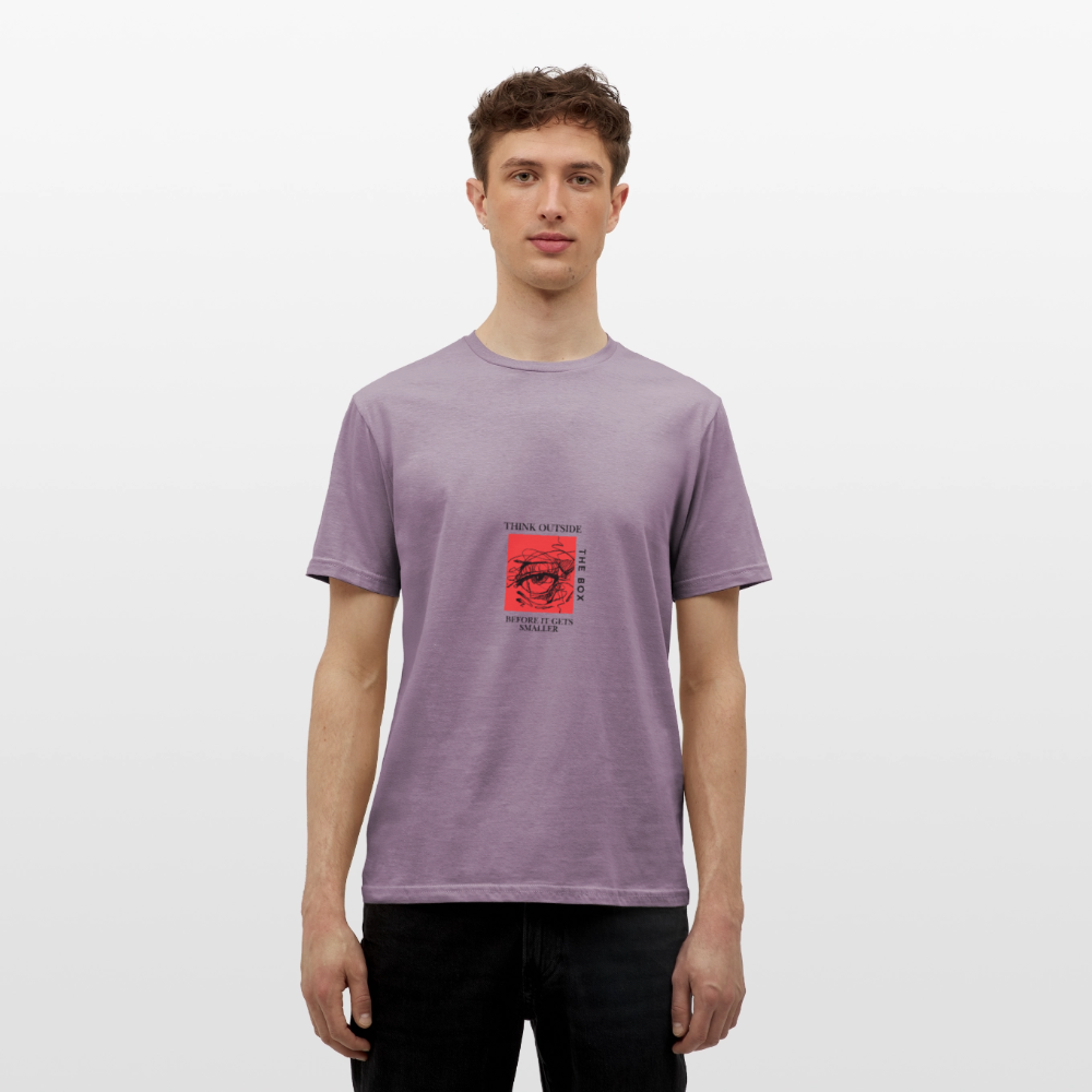 Think outside the Box | Men T-Shirt - purple-grey 