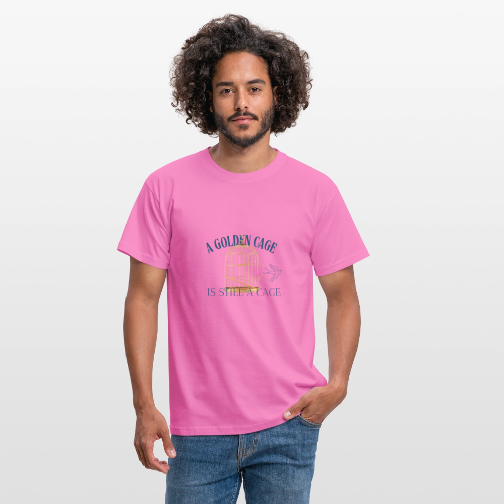 Men's T-Shirt | WealthwearsWisdom - pink