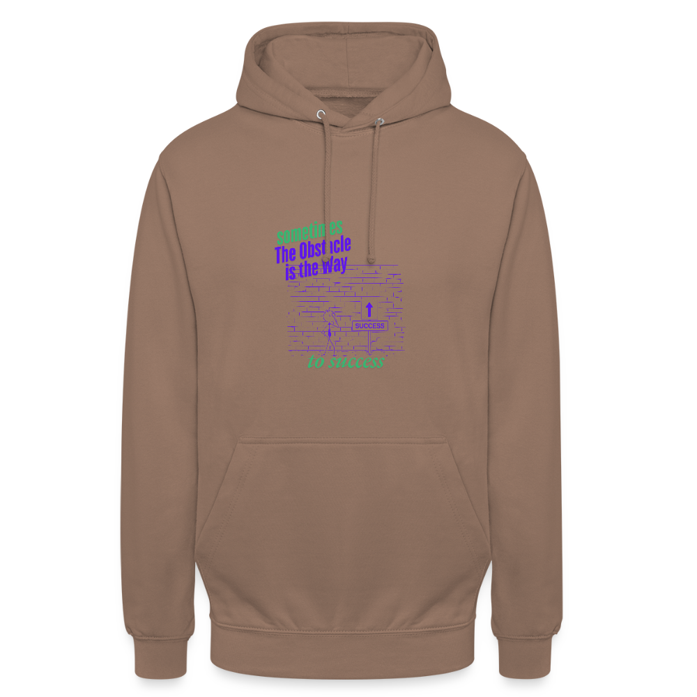 Organic Unisex Hoodie | Wealth wears Wisdom - mocha