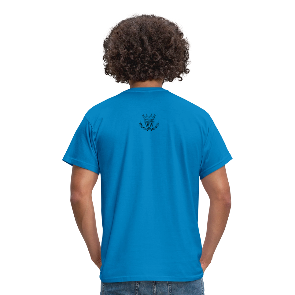 Men's T-Shirt | WealthwearsWisdom - royal blue