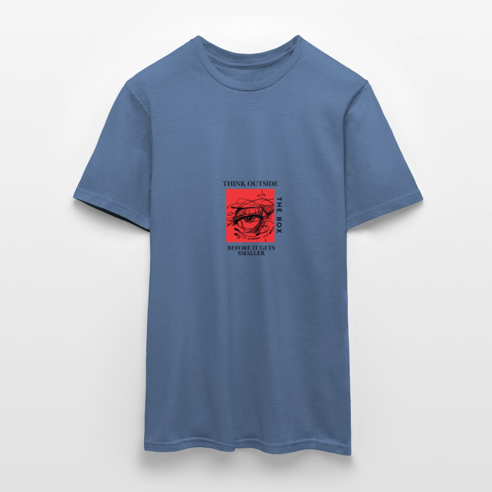 Think outside the Box | Men T-Shirt - dove blue 