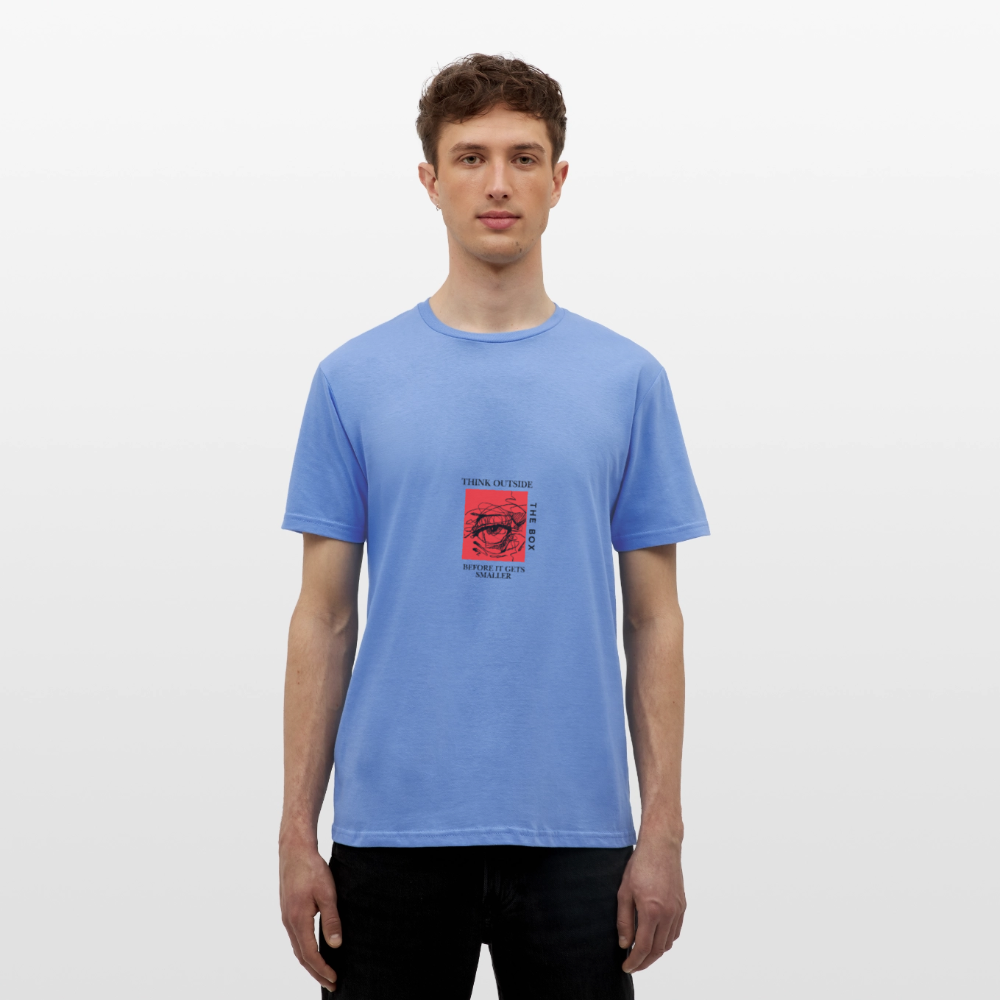 Think outside the Box | Men T-Shirt - carolina blue