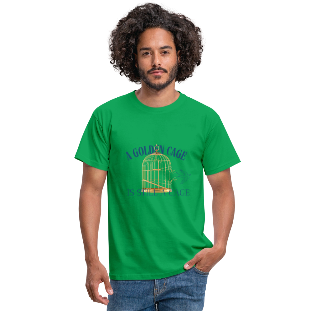 Men's T-Shirt | WealthwearsWisdom - kelly green