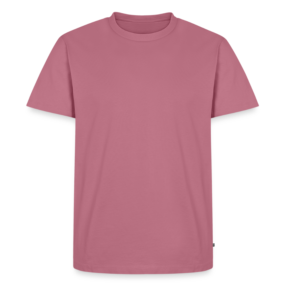 Men T-Shirt one of None | Wealth wears Wisdom - mauve