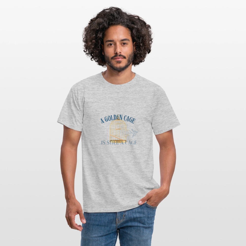 Men's T-Shirt | WealthwearsWisdom - heather grey