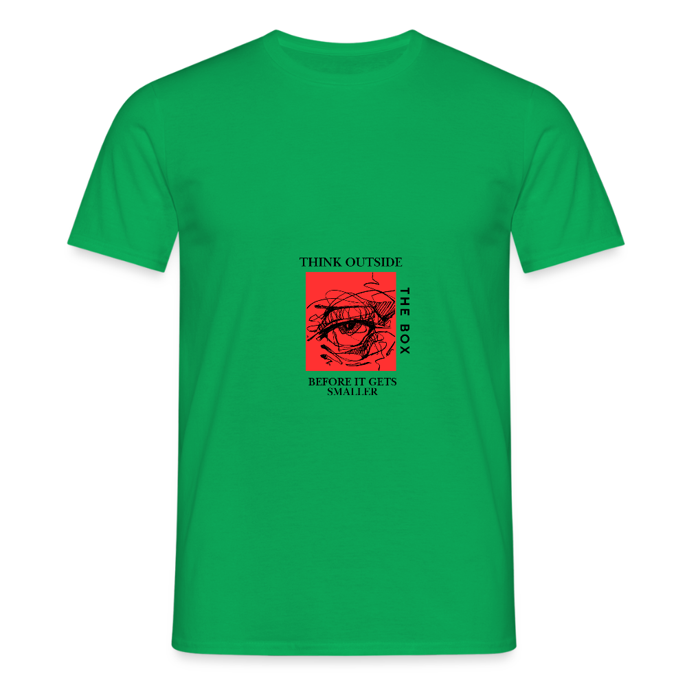 Think outside the Box | Men T-Shirt - kelly green